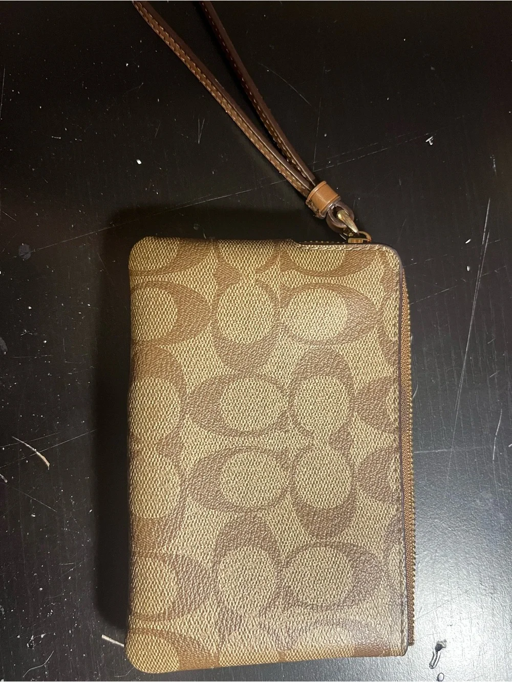 Coach  Signature Wristlet Wallet